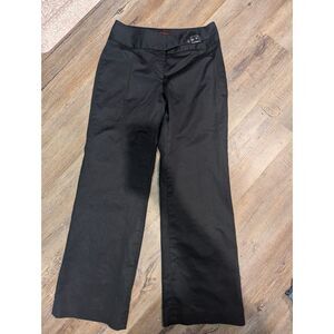 Oscar de la Renta Women's Black Wide-Leg Dress Pants, Size 8